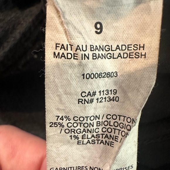 Garage Wide Leg Black Distressed Jeans-Size 9 - Picture 5 of 8